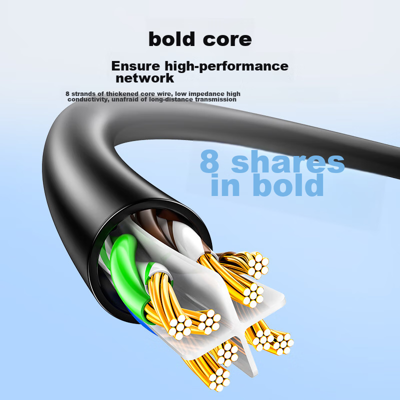 SAMZHE CAT6 Ethernet Cable, Gigabit High-Speed Network Broadband Cable, Category...