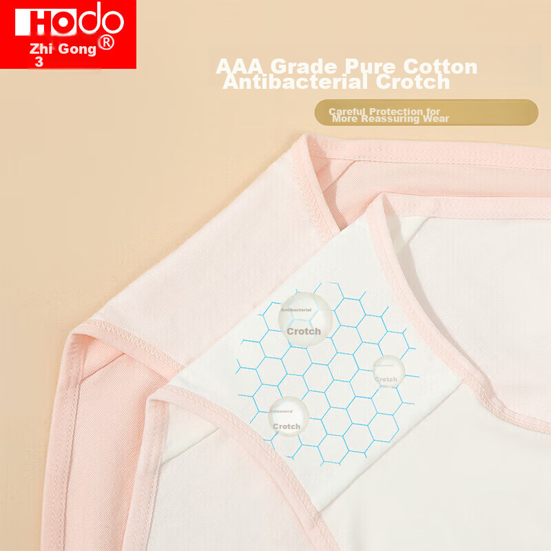 Hongdou Women's Underwear, Pure Cotton Antibacterial Crotch, Weekly Panties, Fre...