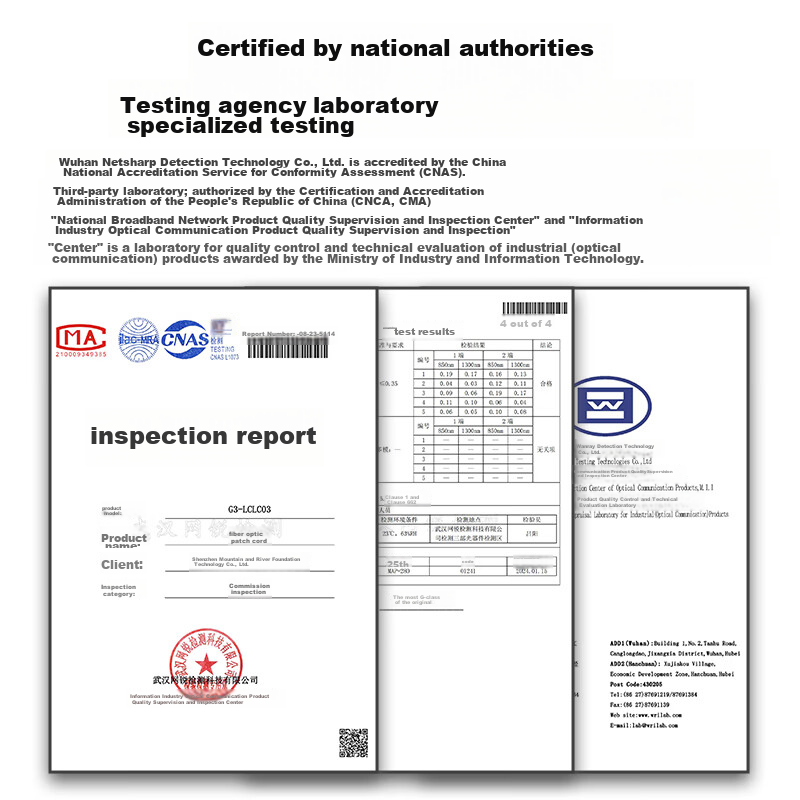 SAMZHE Fiber Optic Patch Cable, Telecom-Grade 10 Gigabit LC-LC Multi-Mode Dual-C...