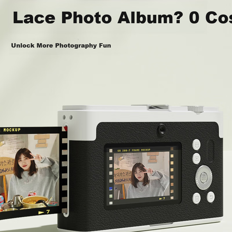 MAQUCC Instant Camera Color Printing Digital Camera One-time Imaging Travel Came...