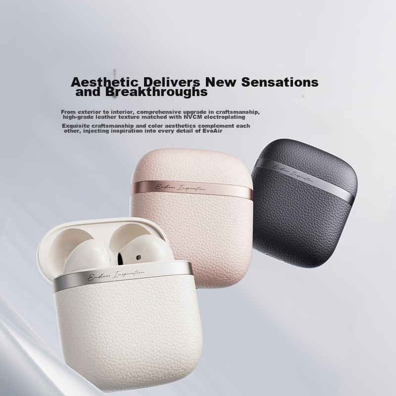 Edifier Hua Zai Evo Air Wireless Bluetooth Earbuds, Semi In-Ear, 32h Long Batter...