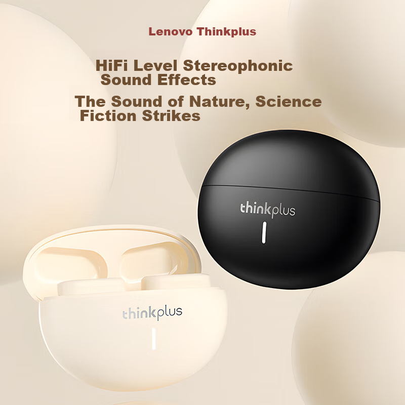 Lenovo LP19 True Wireless Bluetooth Earbuds In-Ear Sports Running Music High Sou...