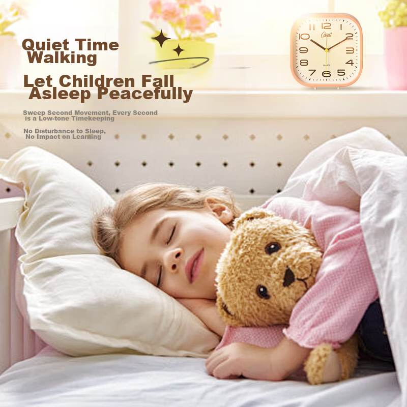 Kangbasai Desktop Alarm Clock for Children And Students, Simple Bedroom Bedside...