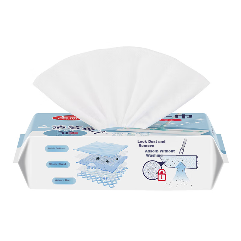Meili Ya Disposable Large Mop Replacement Wipes, 38*22cm*30 Sheets, Floor Static...