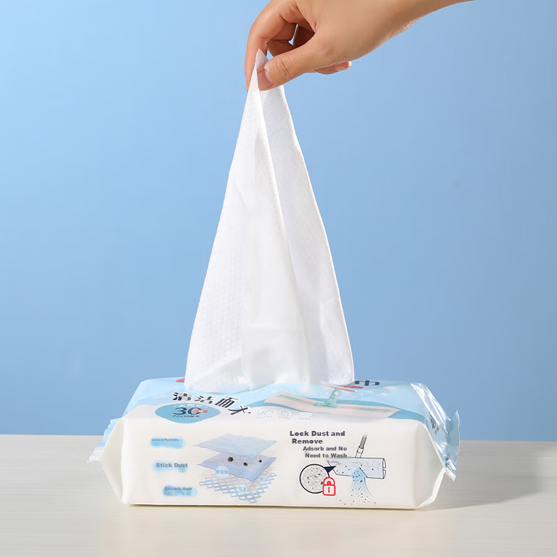 Meili Ya Disposable Large Mop Replacement Wipes, 38*22cm*30 Sheets, Floor Static...