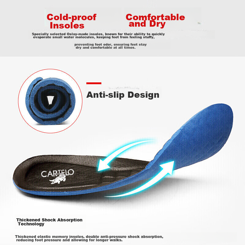 CARTELO Business Classic Loafers, Cowhide Shoes, Slip-On, Casual Business Men's...