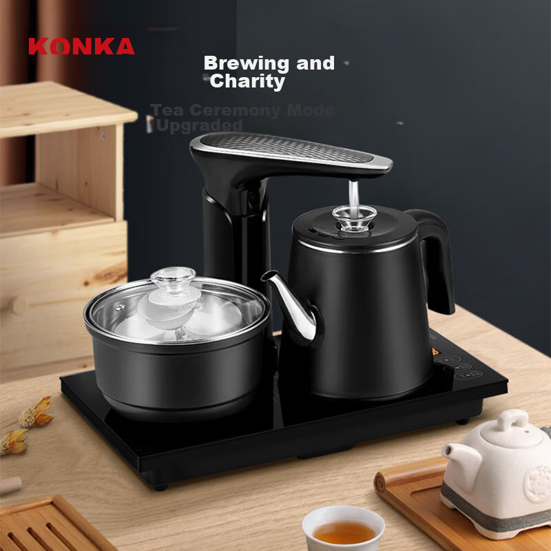 KONKA Electric Kettle, Fully Intelligent Automatic Water Filling Tea Tray, Healt...