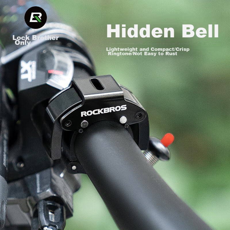 ROCKBROS Aluminum Alloy Bicycle Bell for Mountain And Road Bikes, Children's Fol...