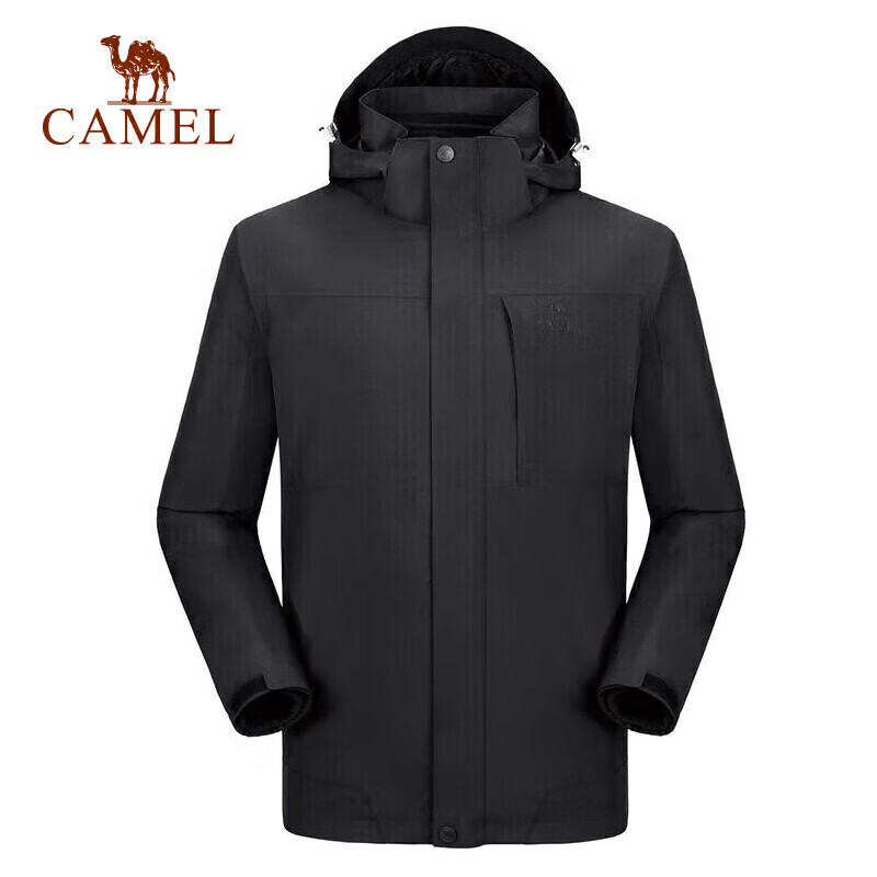 CAMEL (CAMEL) Assault Jacket Windproof Three-in-One Detachable Two-Piece Set Mou...