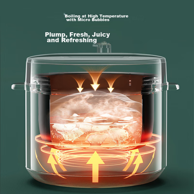 Midea Electric Pressure Cooker 6L with Special Dumpling Function, Odor Removal,...