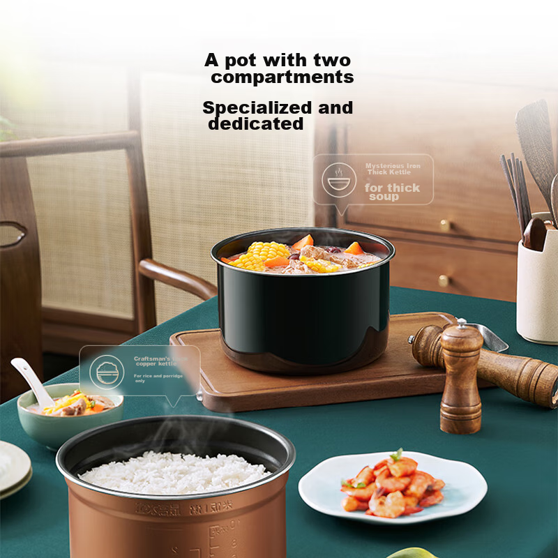 Midea Electric Pressure Cooker 6L with Special Dumpling Function, Odor Removal,...