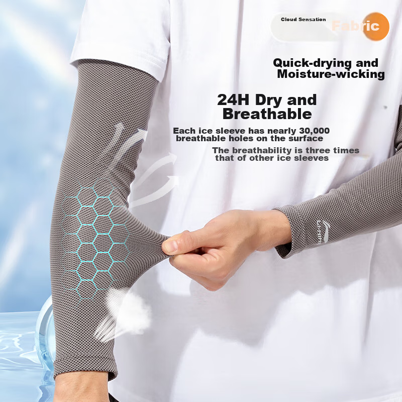 LI-NING Ice Silk Arm Sleeves for Men And Women, Sun Protection Arm Covers, Summe...