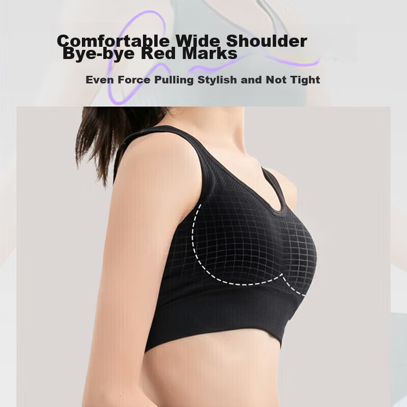 LI-NING Women's Sports Bra, High Support Yoga Bra, Beautiful Back Design, Runnin...