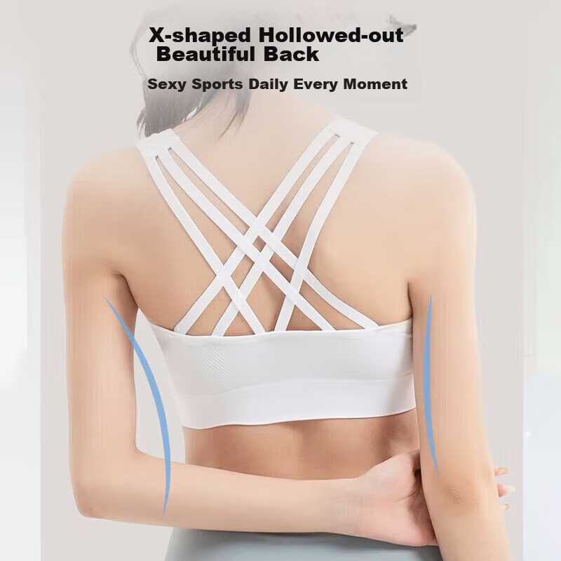 LI-NING Women's Sports Bra, High Support Yoga Bra, Beautiful Back Design, Runnin...