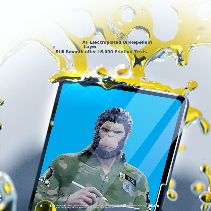 Mr. Blue Gorilla iPad Tempered Glass Screen Protector for iPad 2025/2022 New Mod...