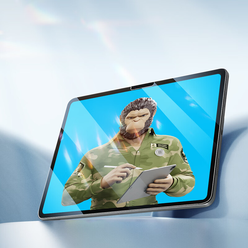 Mr. Blue Gorilla iPad Tempered Glass Screen Protector for iPad 2025/2022 New Mod...