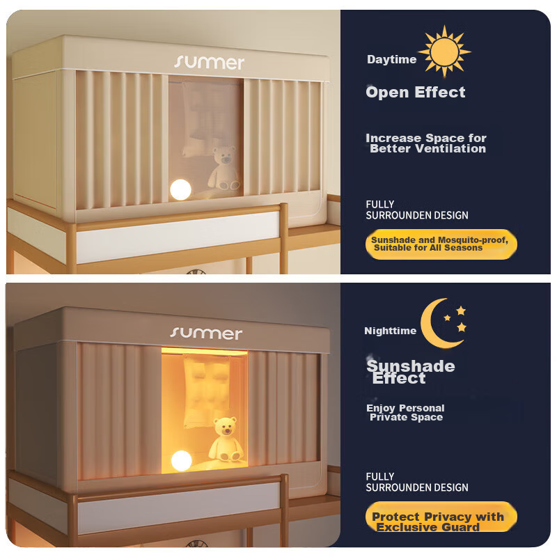 Jiuzhoulv University Dormitory Mosquito Net, Strong Light-Blocking, Dormitory Be...