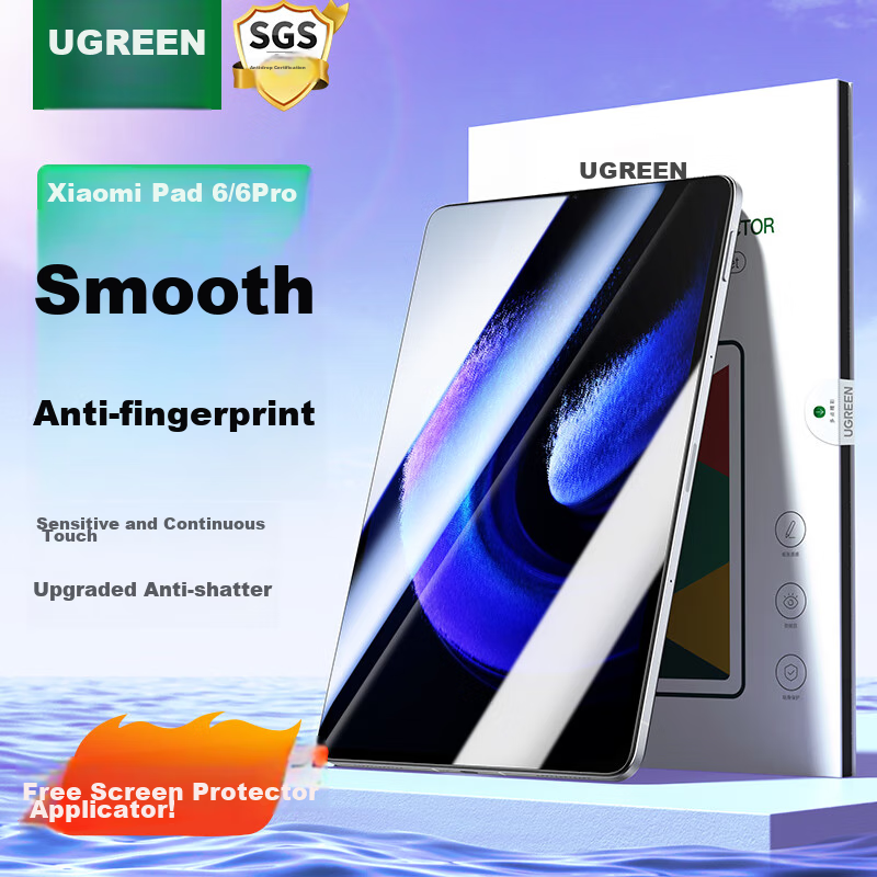 Lulian Tempered Glass Screen Protector for Xiaomi Pad 6/6 Pro 2023 Model, 11-Inc...