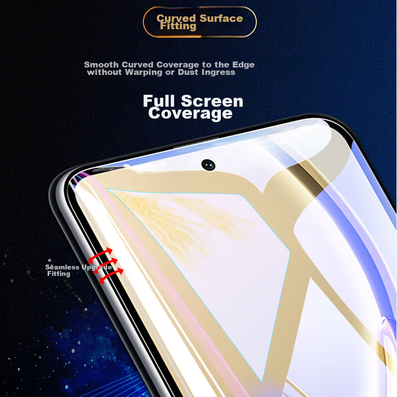 KMaxAI Hydrogel Film for Honor X40 GT/Honor X30, 3D Full-Screen Protective Soft...