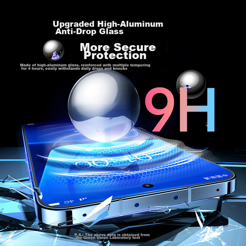 Lulian Tempered Glass Screen Protector for Xiaomi 13, Full Coverage No Black Bor...