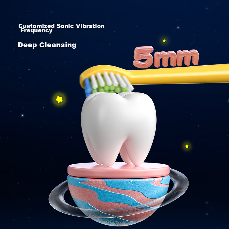 Lebooo Children's Electric Toothbrush, Antibacterial Soft Bristles, Scientific T...