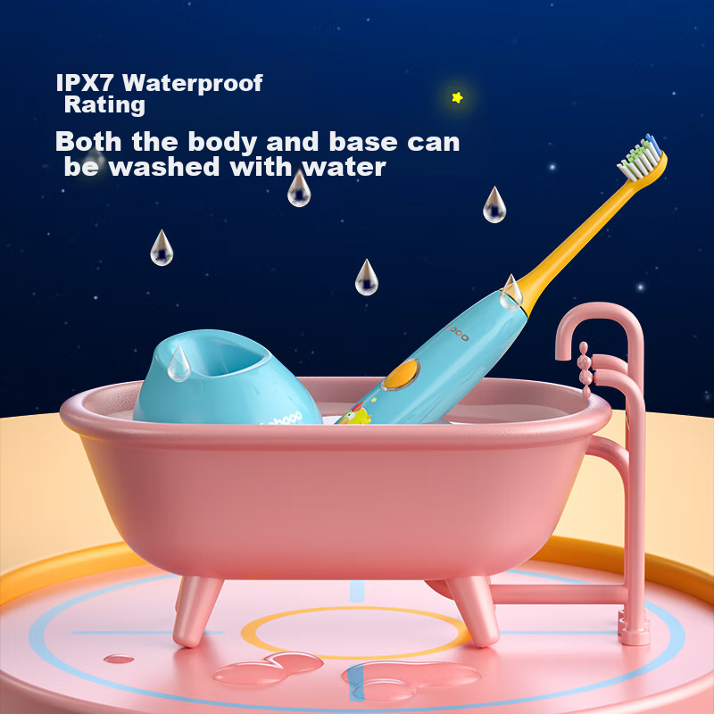 Lebooo Children's Electric Toothbrush, Antibacterial Soft Bristles, Scientific T...