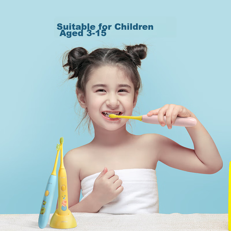Lebooo Children's Electric Toothbrush, Antibacterial Soft Bristles, Scientific T...