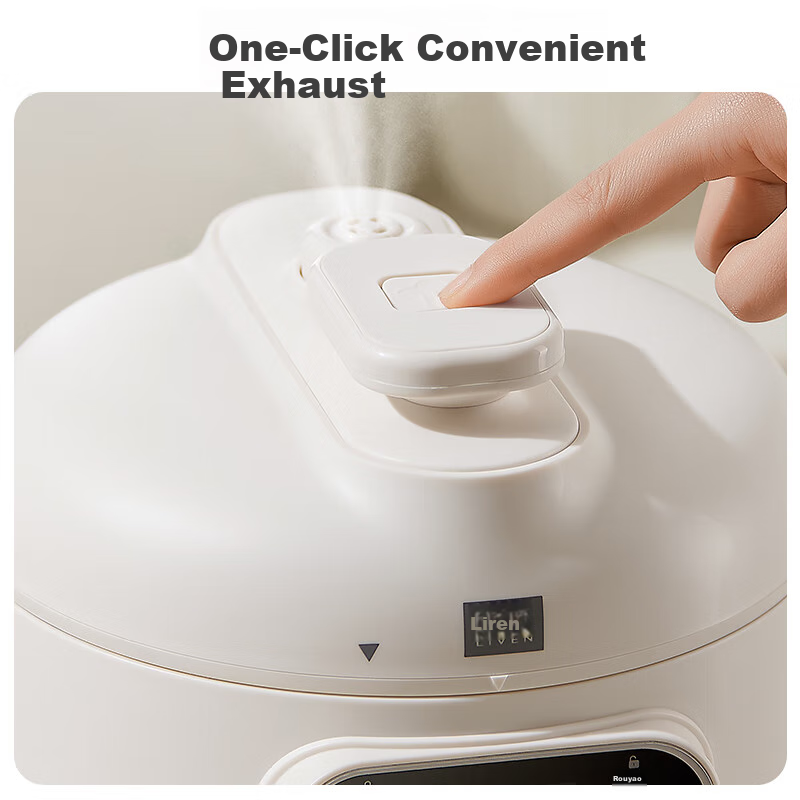 Liven Electric Pressure Cooker for Home Use, High-Pressure Rice Cooker, Smart Re...