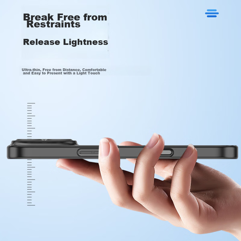 KMaxAI IPhone 16 Case, Ultra-Thin Frosted PP Shell, Full Lens Protection, Anti-S...