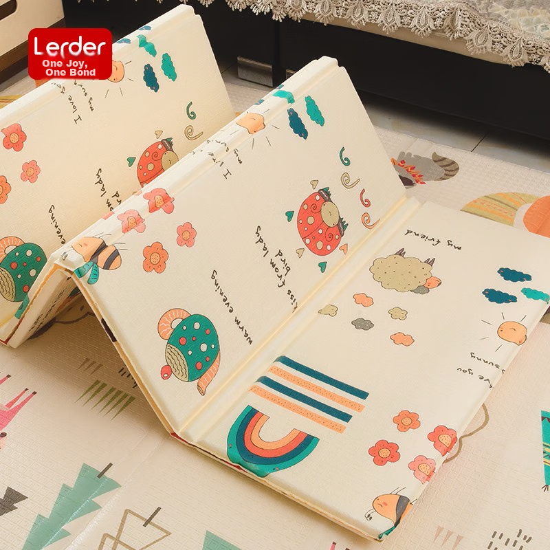 Ledi XPE Folding Crawling Mat, Double-Sided Play Mat for Infants And Children, T...