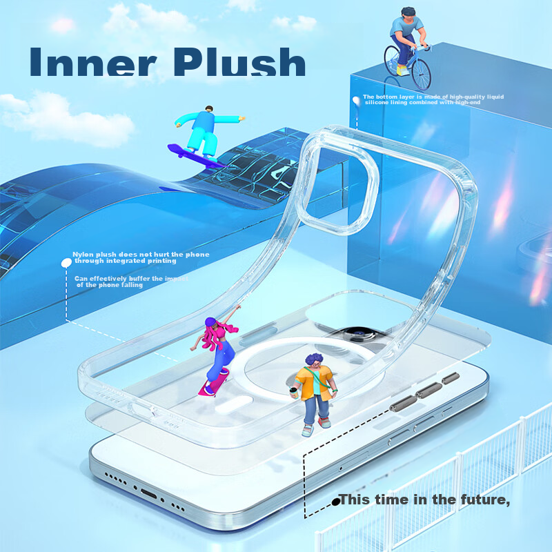 Mr. Blue Gorilla Magnetic Phone Case for IPhone 15 Pro Max, IPhone 15 Pro Max Pr...