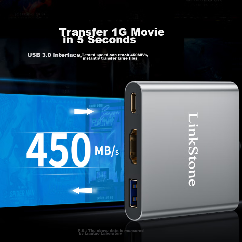 Liantuo Type-C to HDMI Expansion Dock, Apple Computer Adapter, MacBook Converter...