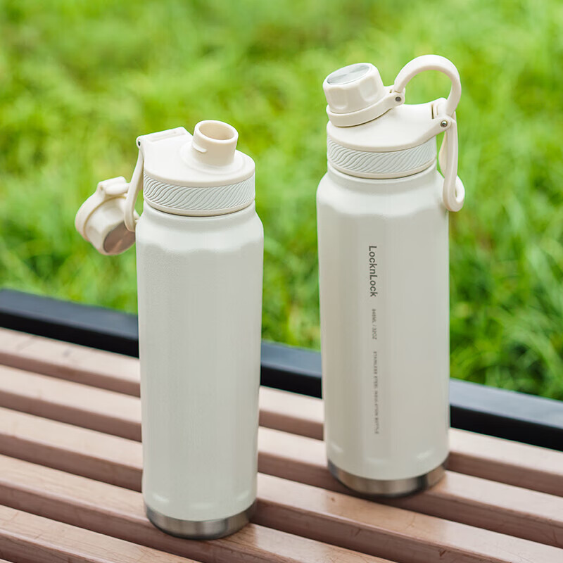 LOCK&LOCK Insulated Sports Bottle, Portable Thermos, Large Capacity Water Cup, 9...