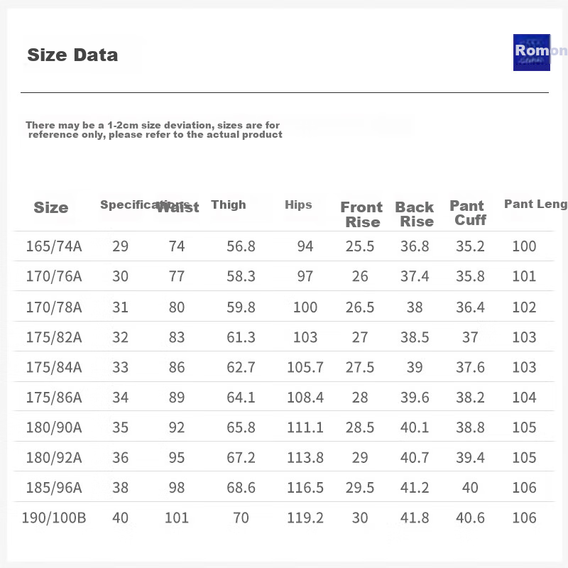 ROMON High Elasticity Ice Silk Casual Pants Men's Business Slim Straight Long Pa...