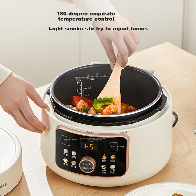 Midea Electric Pressure Cooker【Creative Mandarin Ducks】Home 4L Double-Liner Hi...