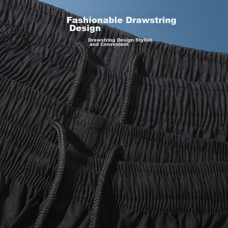 Langsha Pure Cotton Sleep Shorts for Men, Thin Large Size Five-Point Beach Short...