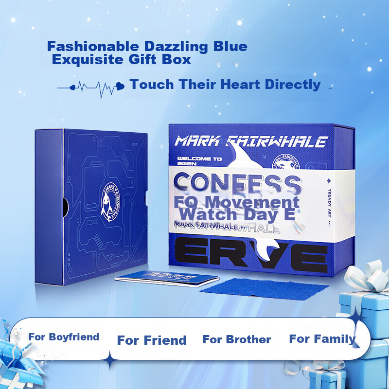 FAIRWHALE Men's Fully Automatic Skeleton Mechanical Watch, Water-Resistant, Chin...