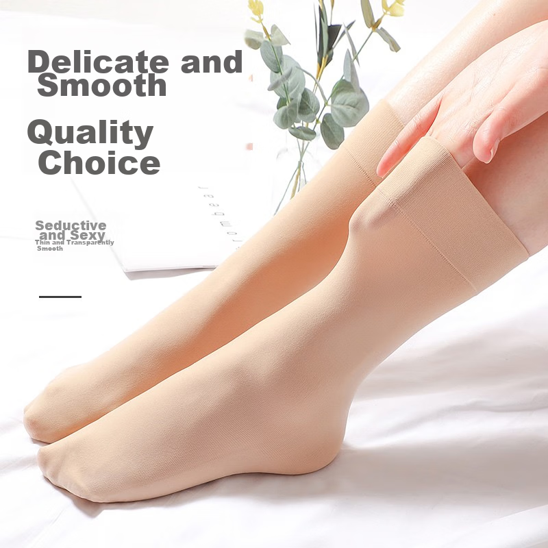 Langsha Short Silk Stockings for Women, Velvet, Spring And Summer, Durable, Not...