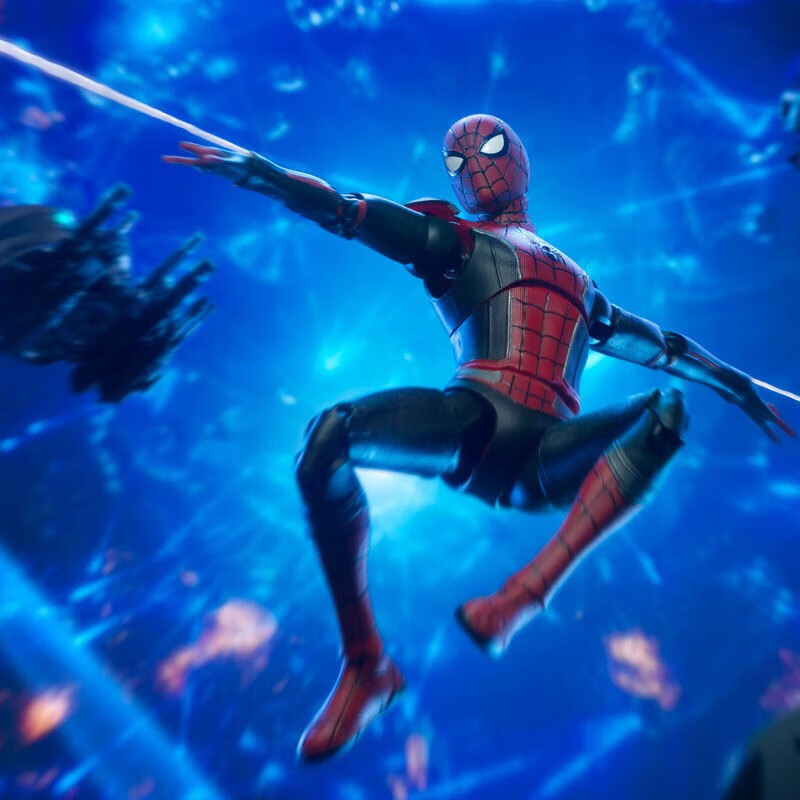 MARVEL Children's Birthday Gift, Black And Red Spider-Man Action Figure, Articul...