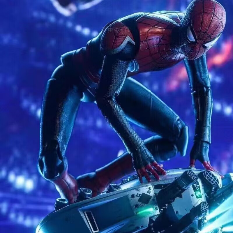 MARVEL Children's Birthday Gift, Black And Red Spider-Man Action Figure, Articul...