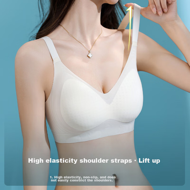 Langsha Seamless Bra for Women, Push-Up for Small Breasts, Thin Spring And Summe...