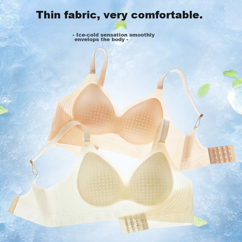 Langsha Seamless Bra for Women, Push-Up for Small Breasts, Thin Spring And Summe...
