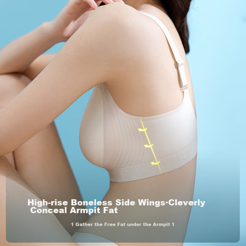 Langsha Seamless Bra for Women, Push-Up for Small Breasts, Thin Spring And Summe...