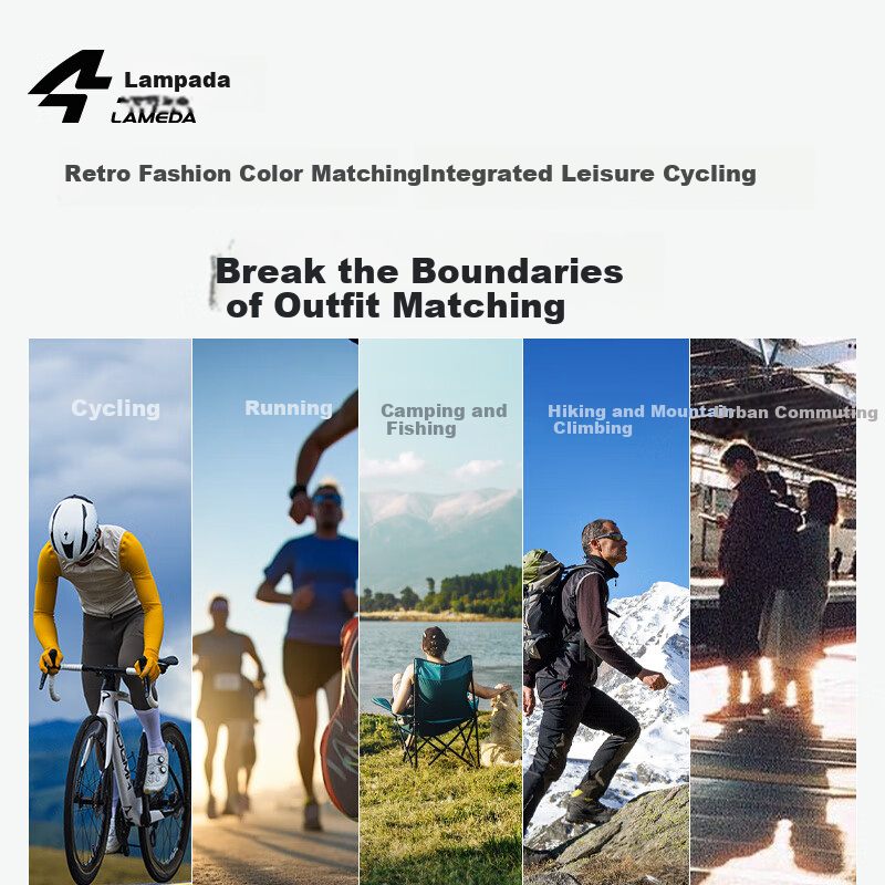 Lanpada Men's Lightweight Windproof Cycling Jacket Waterproof Breathable Road Bi...