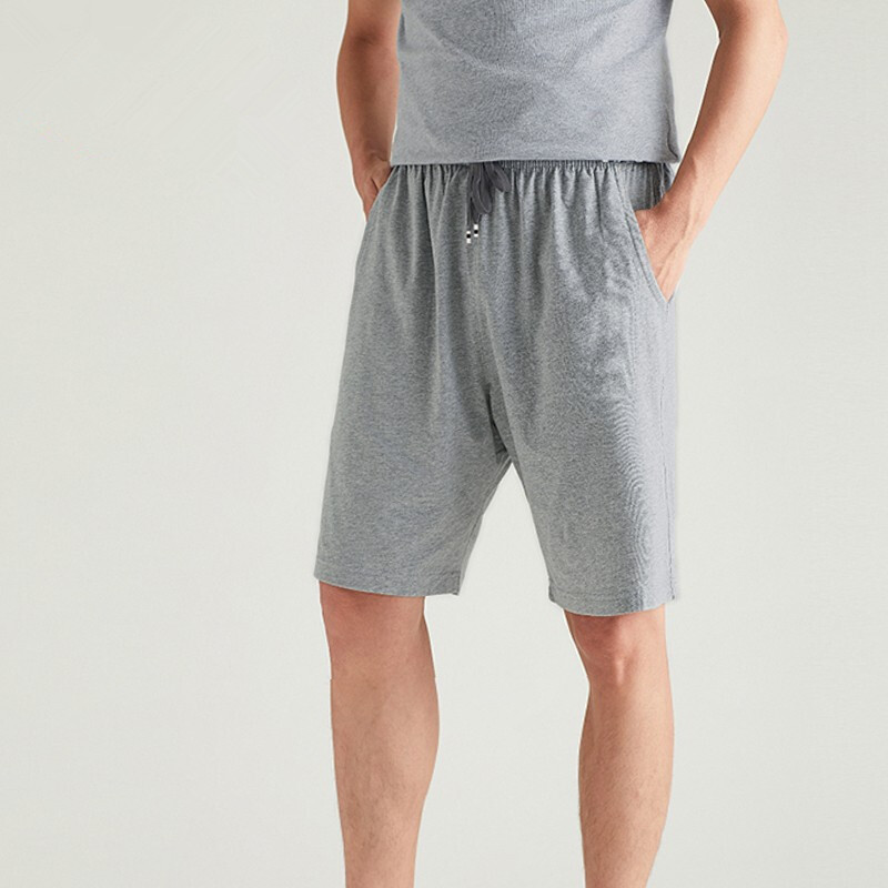 Langsha Pure Cotton Sleep Shorts for Men, Summer Five-Point Shorts, 7A Antibacte...