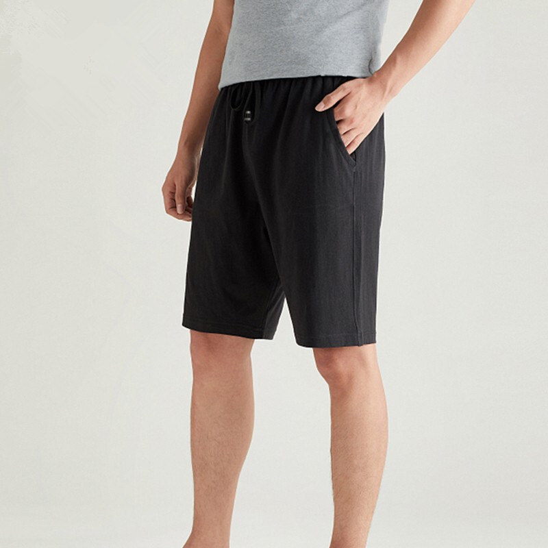 Langsha Pure Cotton Sleep Shorts for Men, Summer Five-Point Shorts, 7A Antibacte...