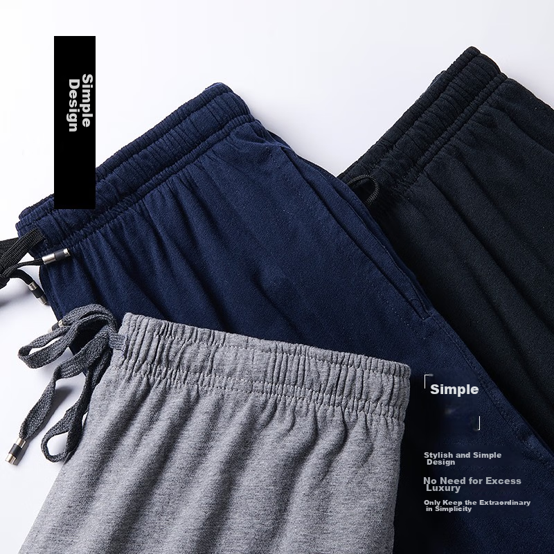 Langsha Pure Cotton Sleep Shorts for Men, Summer Five-Point Shorts, 7A Antibacte...