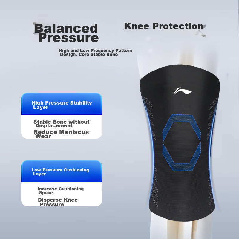 LI-NING Knee Pads for Sports, Running, Men's Basketball, Meniscus And Patella Pr...