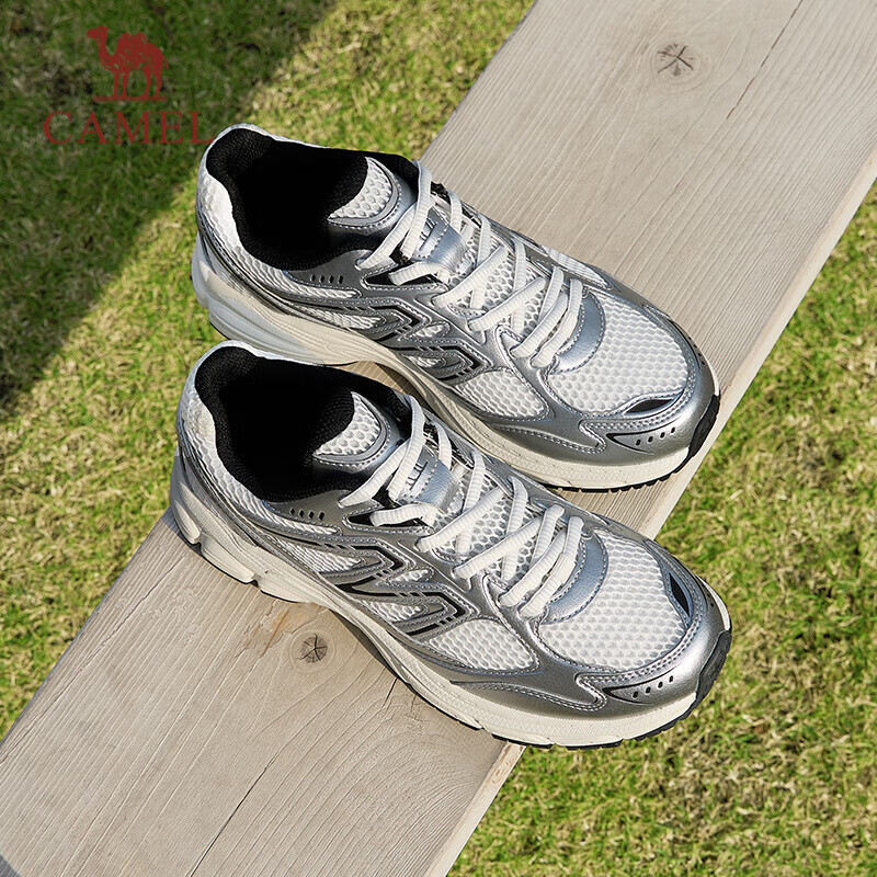 CAMEL Retro Jogging Women's Shoes, Thick-Soled Heightening Casual Sneakers, K24B...