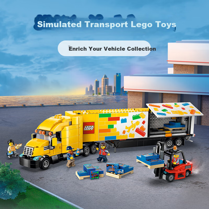LEGO City Series 60440 Yellow Transport Vehicle, Boys' Toy, Children's Birthday...